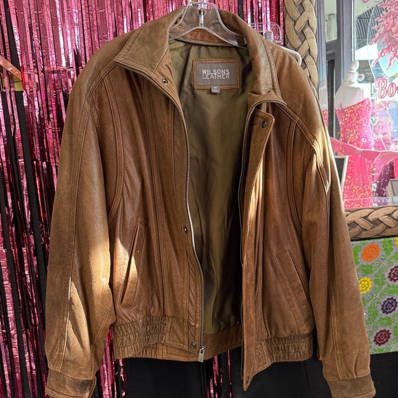 Wilsons Leather Other - Wilsons Leather Brown 90s Bomber jacket